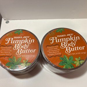 NWT Trader Joe’s Pumpkin Body Butter Lot of 2